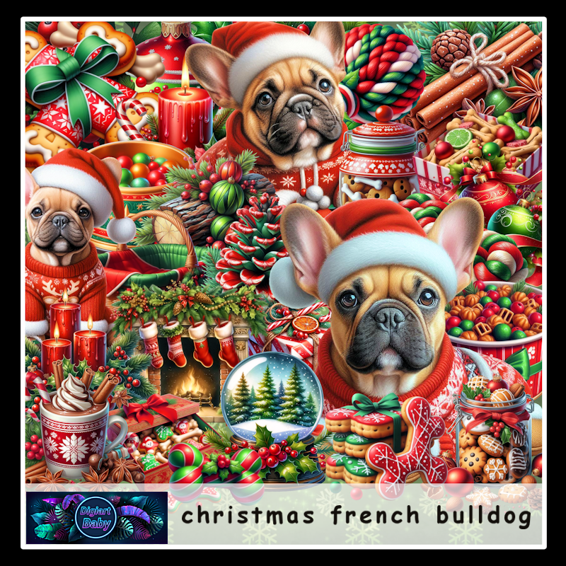 (image for) Christmas french bulldog
